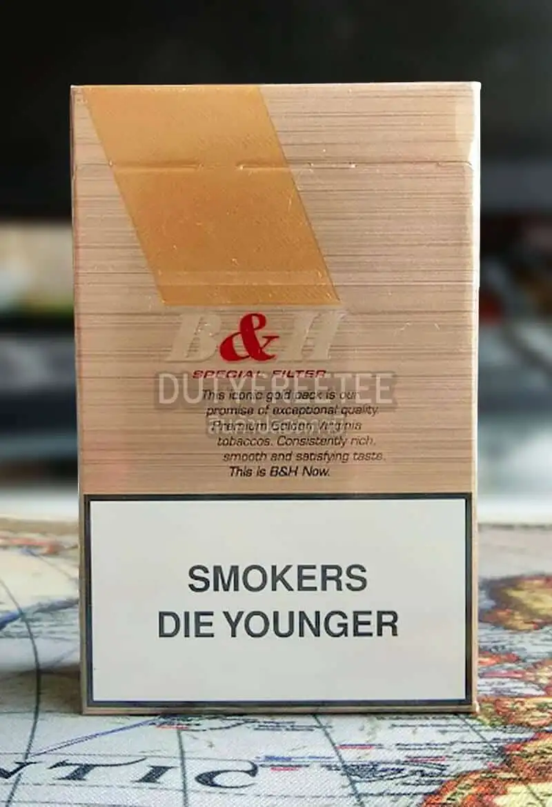 Benson & Hedges Gold Special Filter (London)